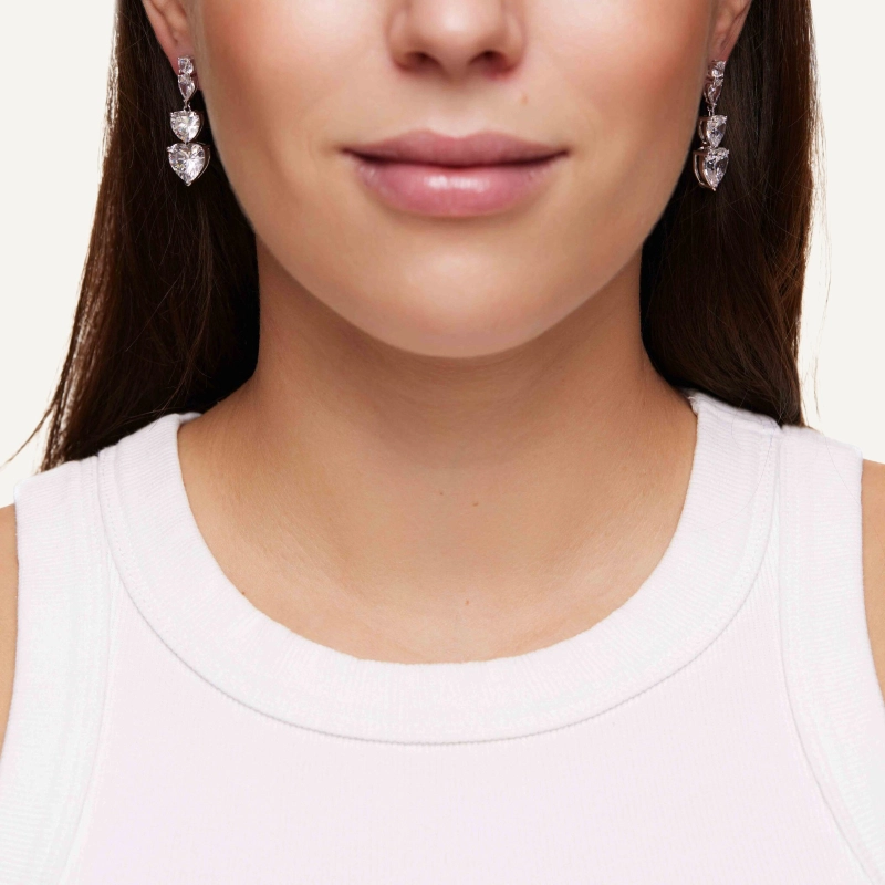 Серьги Сердцепад