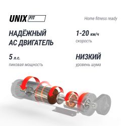 Беговая дорожка UNIX Fit MX-910 AC White
