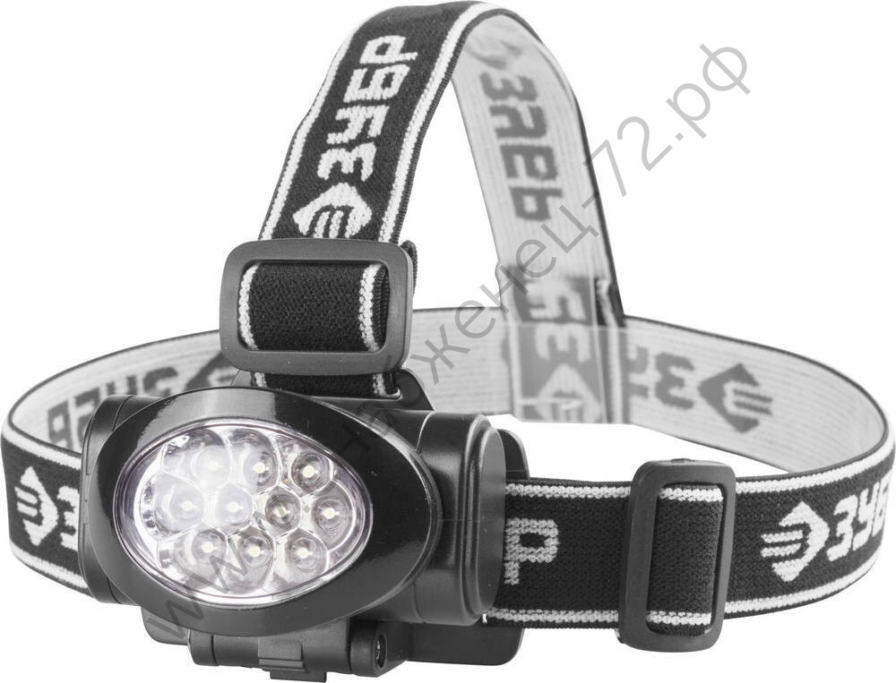 ЗУБР 3AAA 10 ultra LED Налобный фонарь (56438)