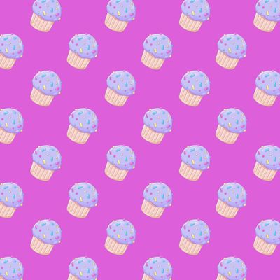 Черничный капкейк, пирожное, кекс, маффин, muffin, cupcake.