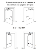 GEZE TS2000 NV BC EN2-4 в комплекте со стандартным рычагом