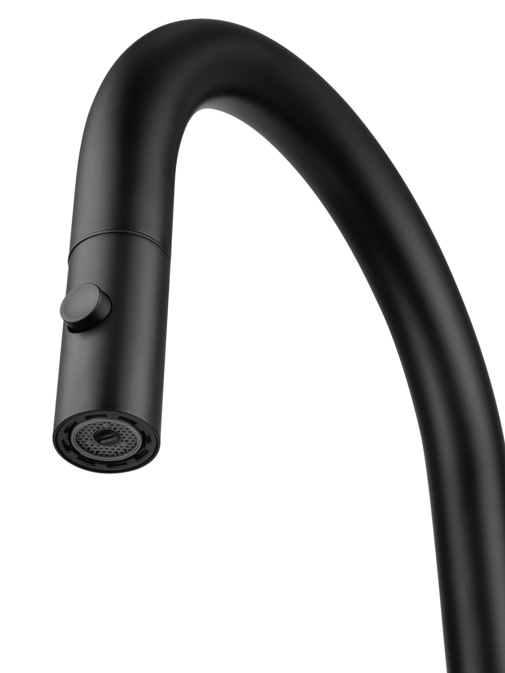 Смеситель для кухни с выдвижным изливом WONZON & WOGHAND, Черный матовый (WW-A21252-MB)