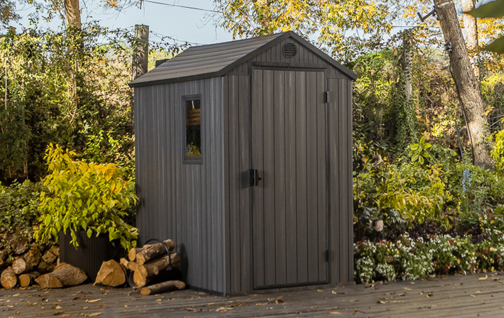 Пластиковый сарай Keter Darwin 4x6 grey