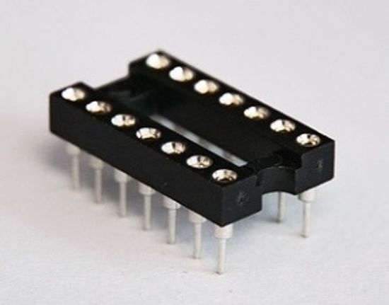 Панелька для микросхемы 14 ног цанга SCSM-14