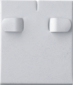 Вкладыш 09/наклонный/для серег/2 язычка/прорезь для нитки