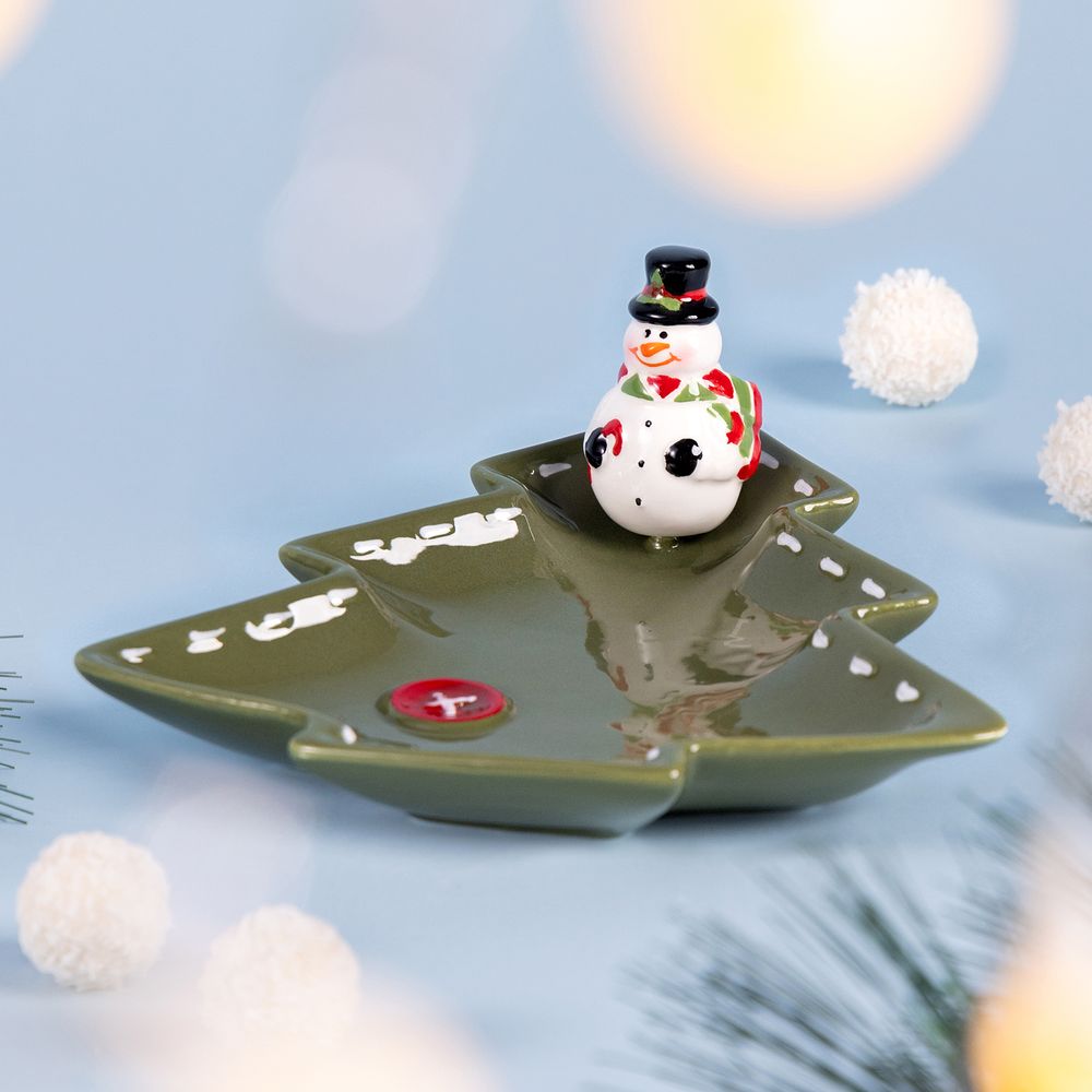 БЛЮДО СЕРВИРОВОЧНОЕ КОЛЛЕКЦИЯ "CHRISTMAS GIFT" 21*20,5*10 СМ