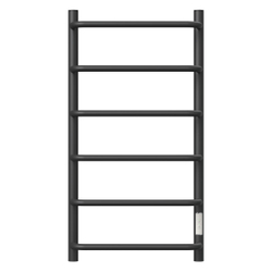 Полотенцесушитель электрический Point Ника PN08848B П6 400x800 диммер справа, черный