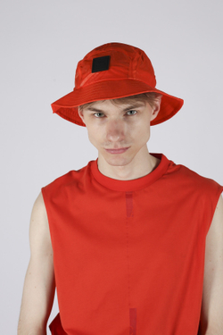 A-COLD-WALL TECH STORAGE BUCKET ORANGE HAT