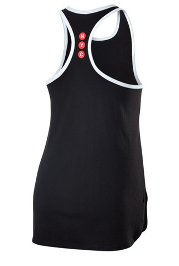 Женский топ теннисный Wilson New York City Calligra Tech Tank W - черный