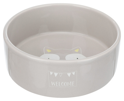 Миска керамическая Junior, 0.3 л/ ф 12 см, цвета в ассортименте, Trixie