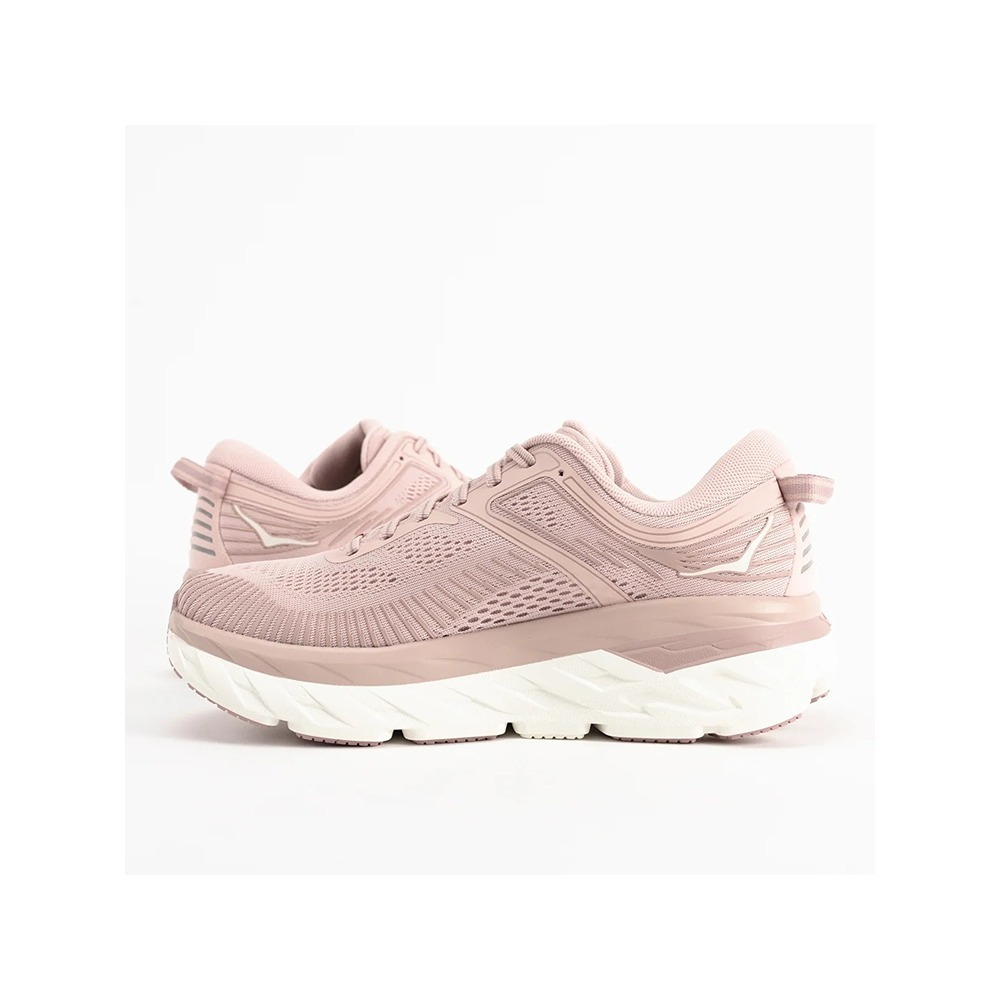 Кроссовки женские HOKA W BONDI 7 Peach Whip / White