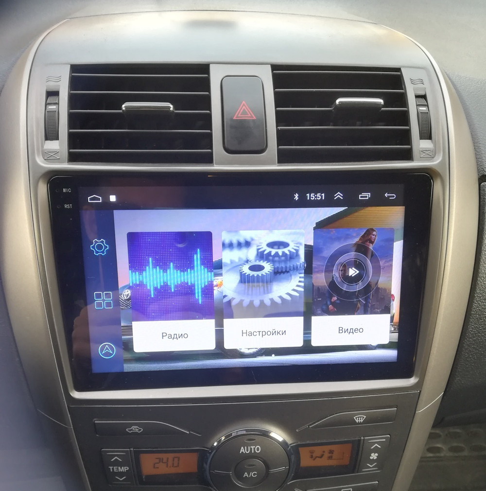 Магнитола для Toyota Corolla 2007-2013 - AIROC 2K RX-1104 Android 13, QLed+2K, ТОП процессор, 8/128, CarPlay, SIM-слот