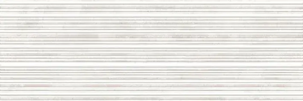 Настенная плитка ALMA Ceramica TWU11RXN004 Blare 60x20 белая / бежевая рельефная полосы