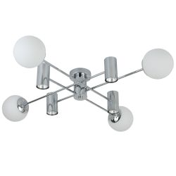 Люстра Rivoli Tanya 3164-304 4 * Е27 40 Вт + 4 * Gu10 7 Вт модерн | Модерн