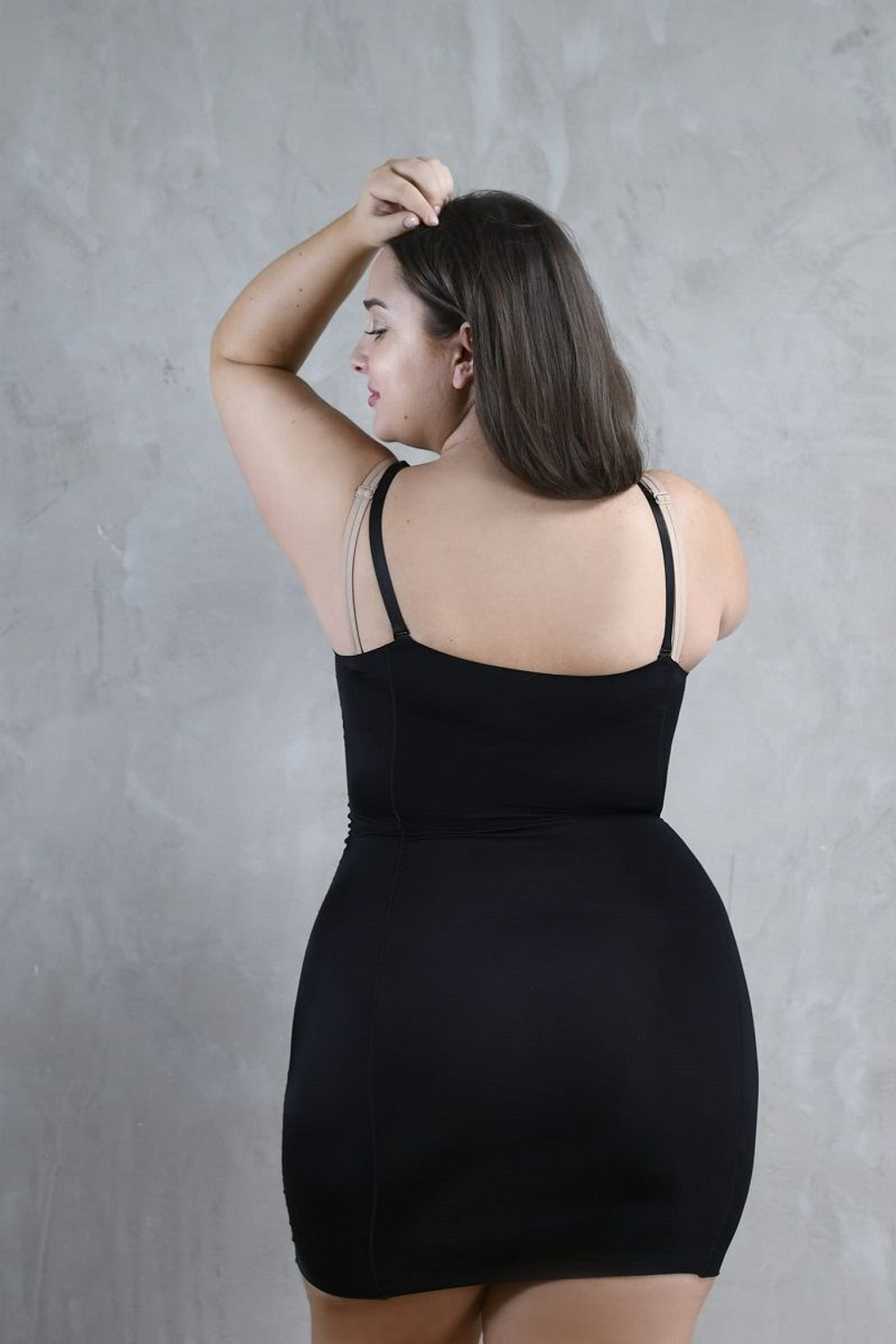 Корректирующая комбинация с открытым верхом (Размер: S) (Цвет: черный)