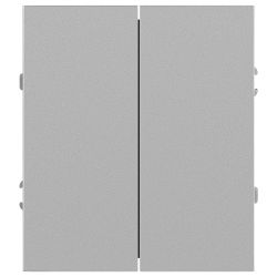 Переключатель ЭРА Arktik 16-1106-03 двойной 10АХ-250В алюминий | Эра Arktik