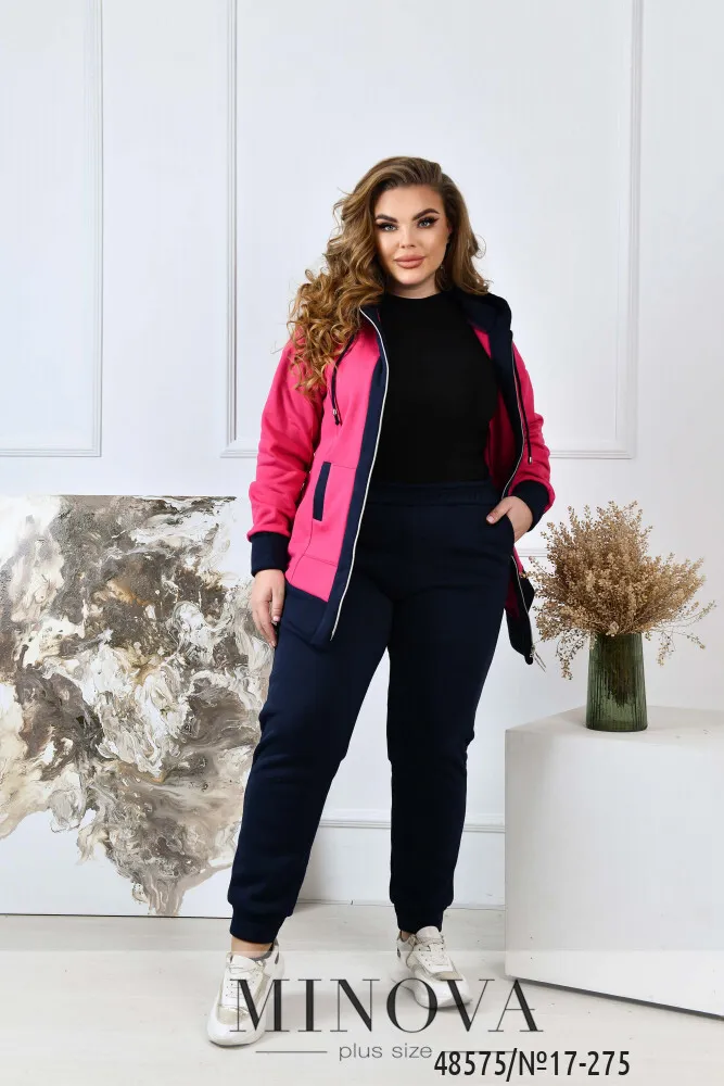 Костюм 17-275-синий-малиновый Minova