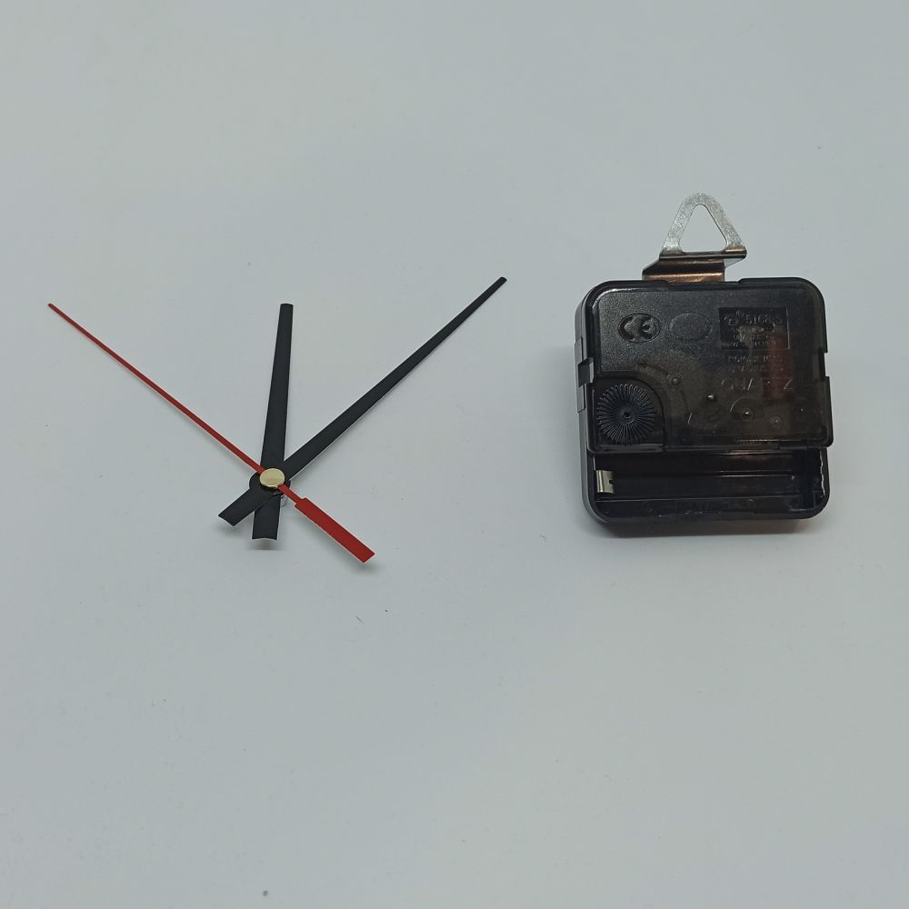 Часовой механизм, шток 16 мм, со стрелками №14 (1уп = 5шт)