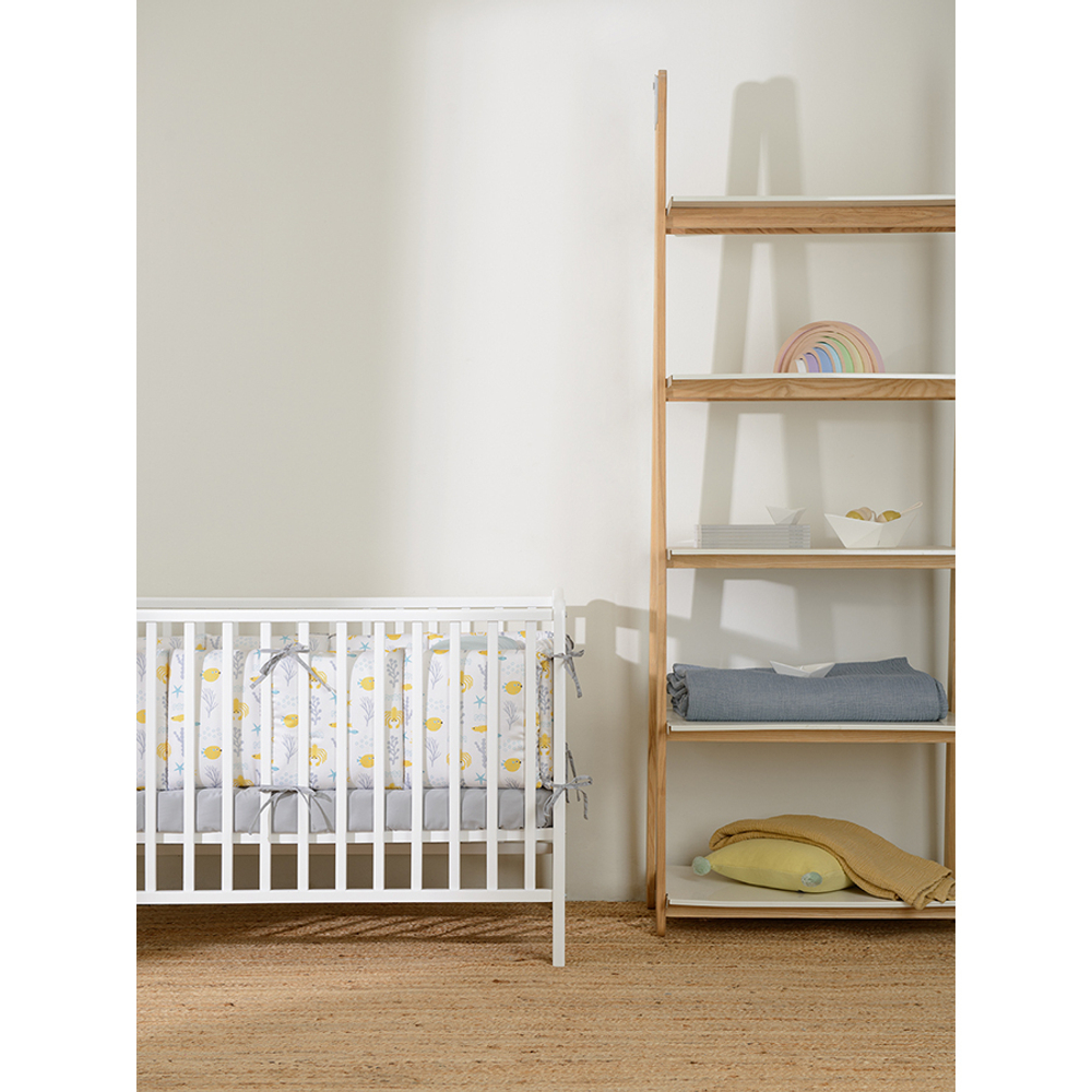 Простыня детская на резинке 90x200x28 Tkano Essential светло-серая