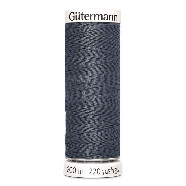 Нитки универсальные Gutermann Sew-all 100 (200 метров), 5 кат. | 093 аспидно-серый