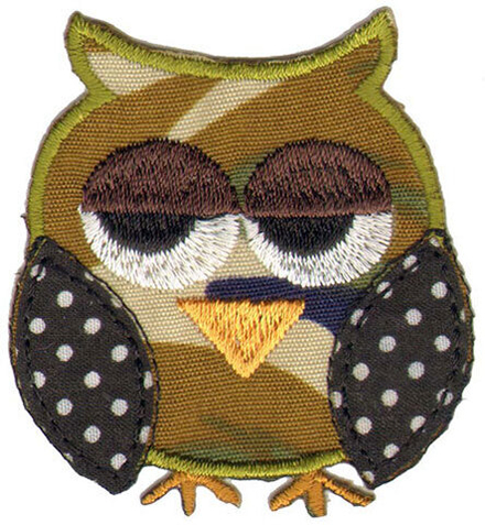 Термоаппликация HKM "Мудрая сова", 6 х 5,5 см, 1 шт (10216022/290313/0007457/05_Германия)