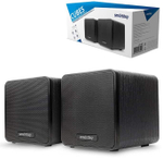 Компьютерные колонки 2.0 SmartBuy CUBES, супер звук, дерево, 6Вт, (SBA-4650) черная