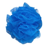 Мочалка для тела полипропиленовая шар «Lappy», цвет синий, 30 гр