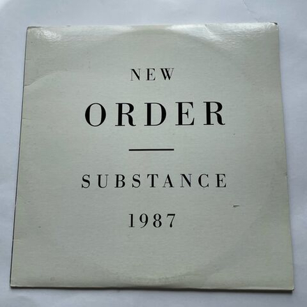 Винтажная виниловая пластинка LP New Order Substance (Канада 1987) Ceremony