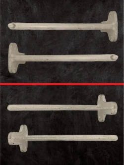 Кронштейн для умывальника 24см УОМ чугунный (пара)