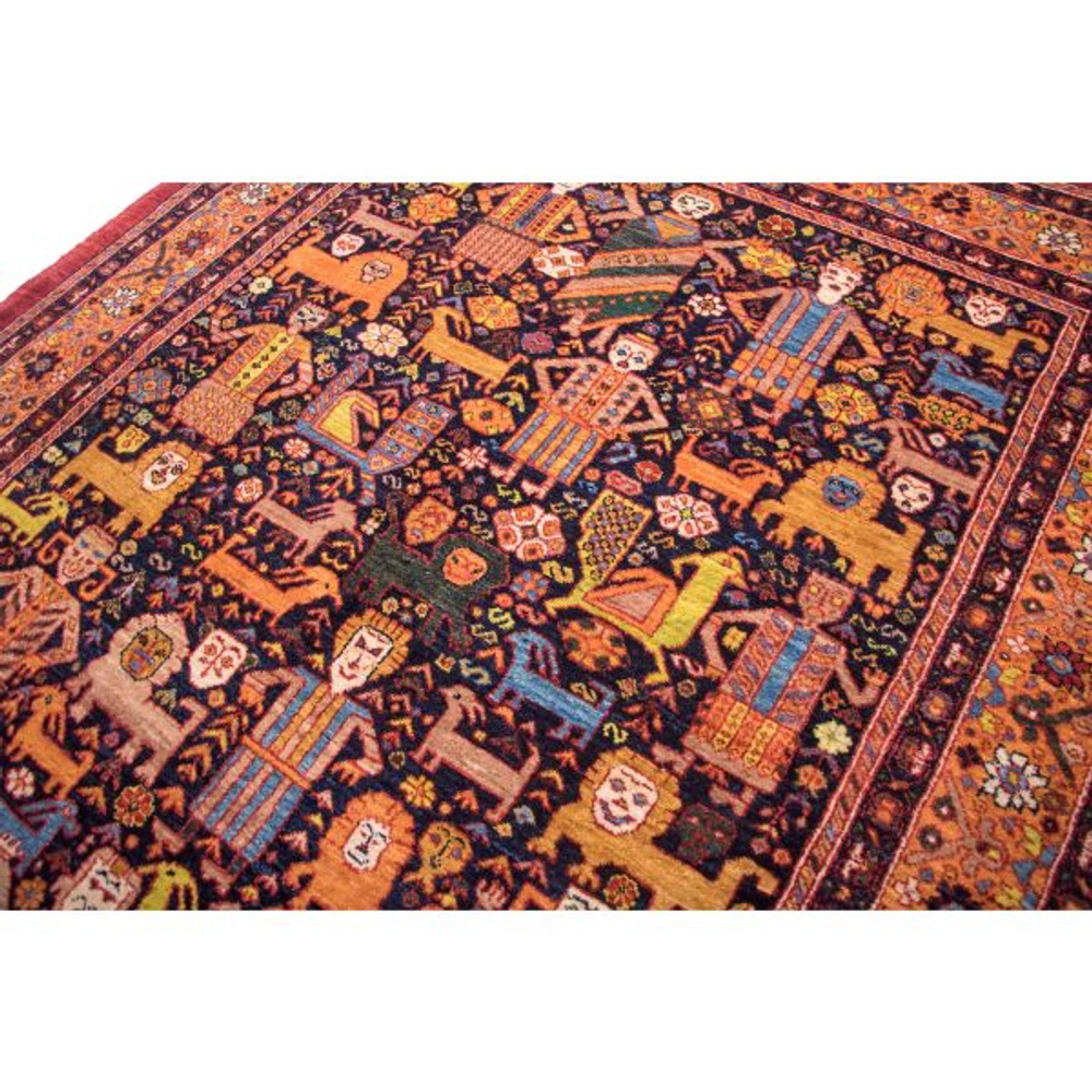 Персидский ковер ручной работы Qashqai (195 × 145 см) 220210214 Иран