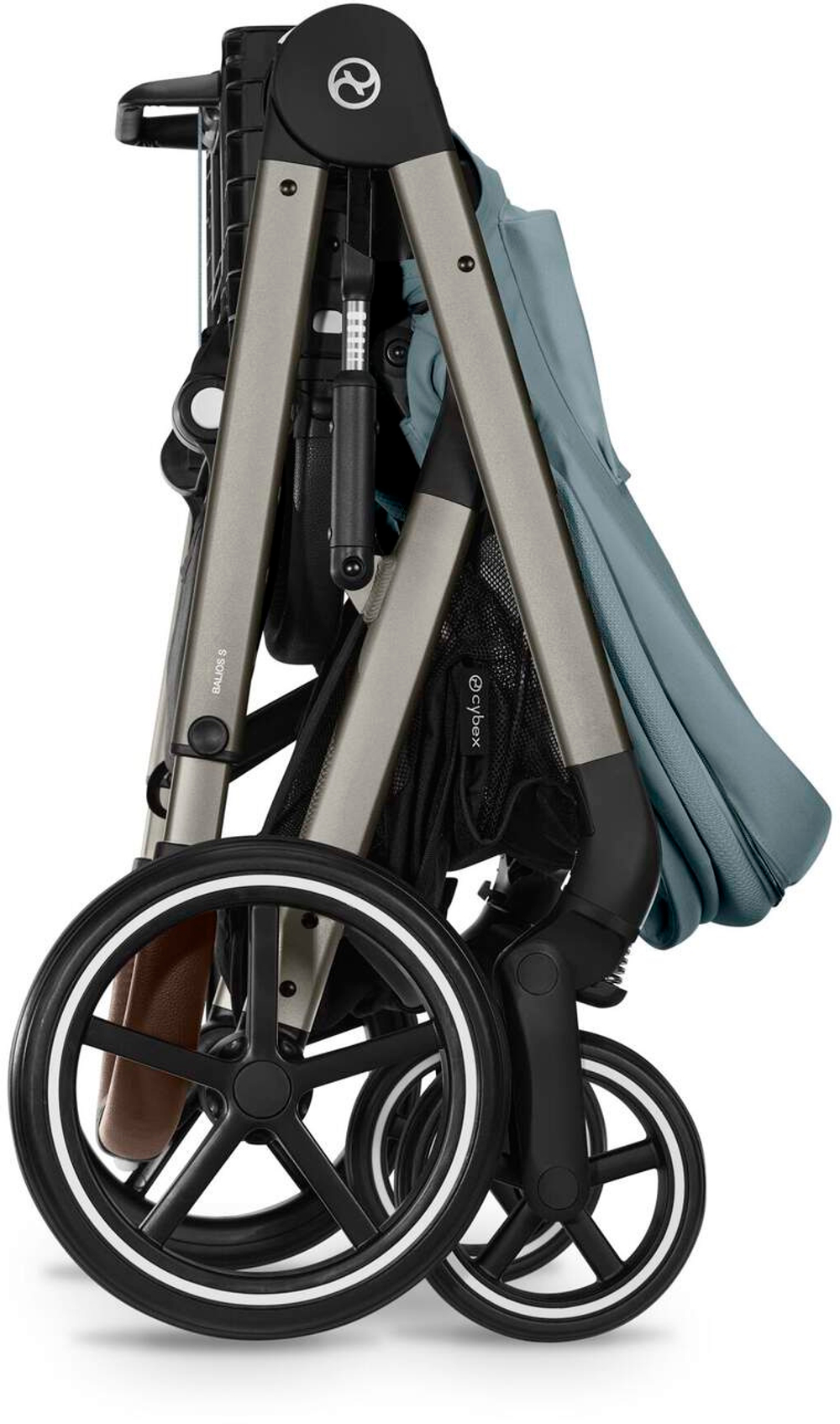 Cybex Детская коляска Balios S Lux BLK 2 в 1 цвет Stormy Blue