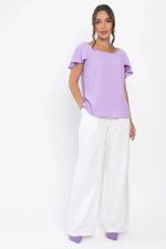 Блуза Летящая волна (сиреневая) Б13970-16М LT Collection