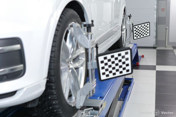 ТехноВектор (7202 KAB) стенд сход-развал 3D