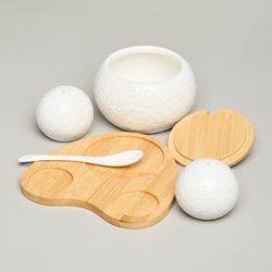 НАБОР ДЛЯ СПЕЦИЙ LEFARD "MUSE" 3 ПР. НА ДЕР.ПОДСТАВКЕ 15,5*15,5*10 СМ