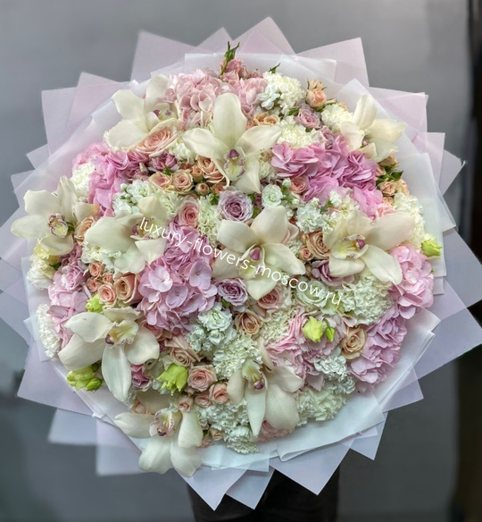 Микс с орхидеями 14