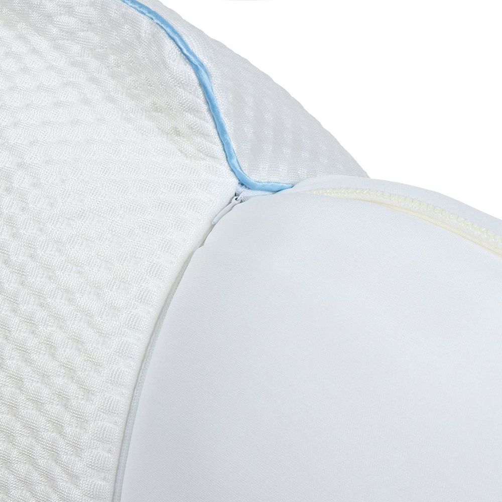 Подушка 50х70 см, пенополиур, кант, эфф памяти, AI-2009005