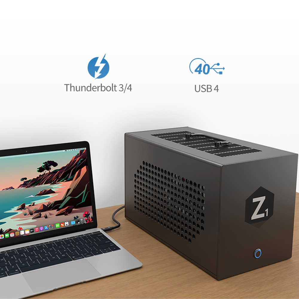 Внешний корпус для видеокарты Wikingoo Z1Max-3, EGPU, Thunderbolt 3/4.