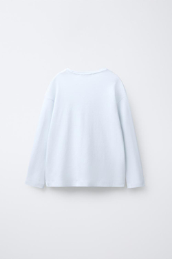 ZARA ПИЖАМА С БАНТОМ, ГОЛУБОЙ