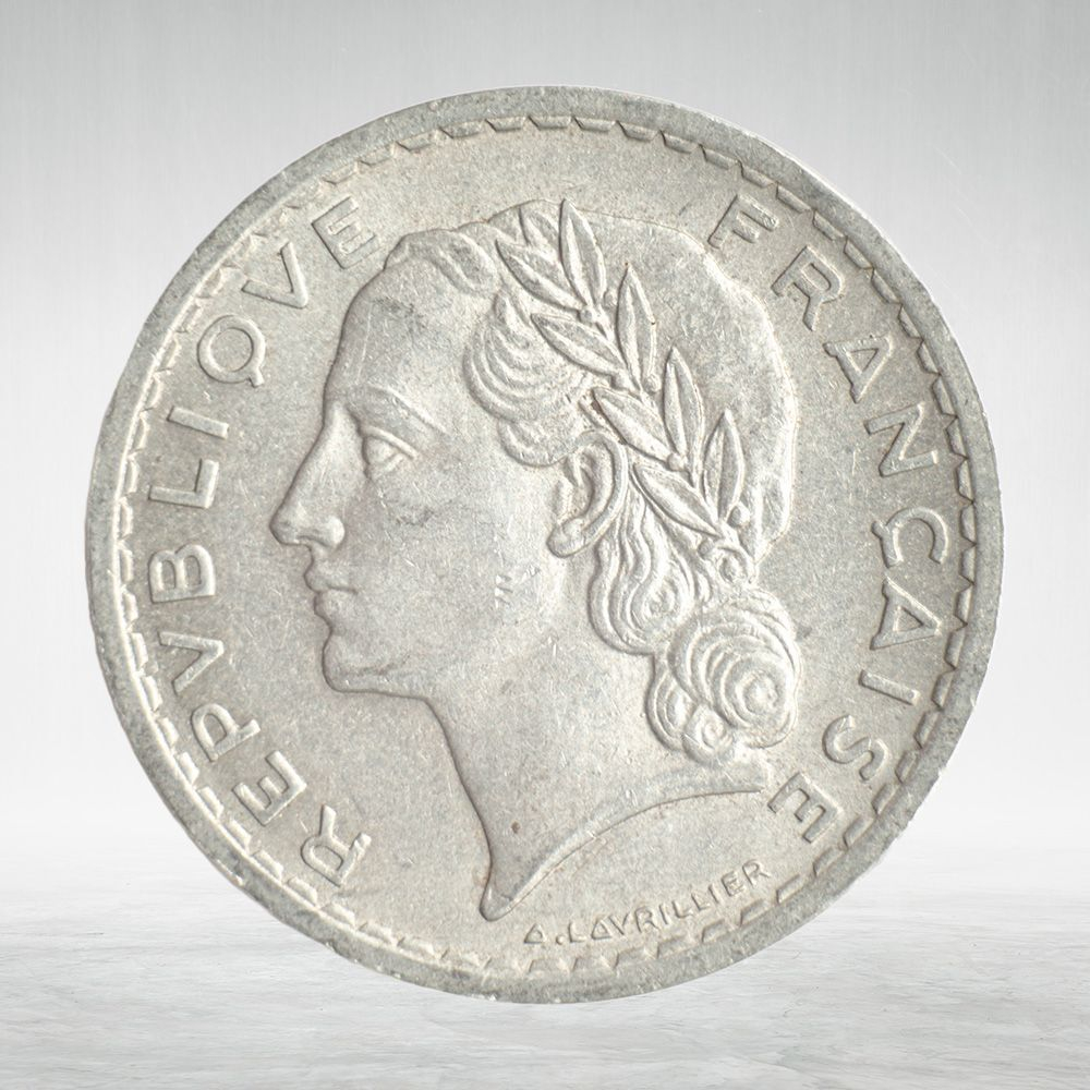 France, 5 Francs 1950, VF