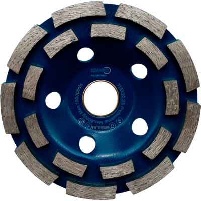 Чашка алмазная двухрядная KRUGO MASTER 115x22,23x5mm, 81111150288