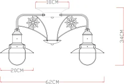 Потолочная люстра Arte Lamp SAILOR