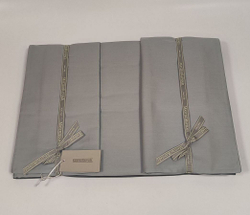 Постельное белье 2 спальное евро Mastro Raphael Eloise Bicolor 99C grigio серое