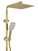 Душевая система WONZON & WOGHAND CUBE, Брашированное золото (WW-88739016-BG)