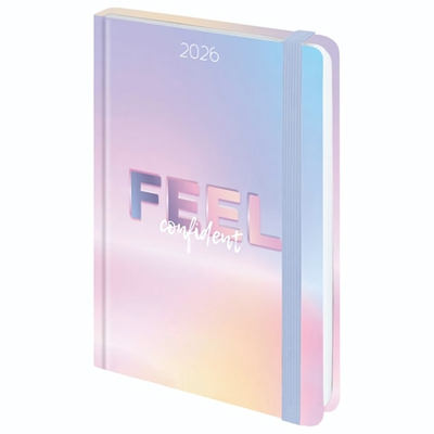 Ежедневник датир. А5 160л. "Нежность" с резинкой, твердый (STAFF)