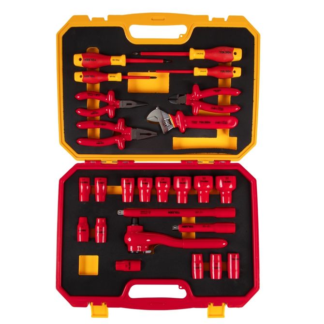 TOLSEN (TTV83825) Набор инструментов диэлектрических, универсальный, 25 предметов