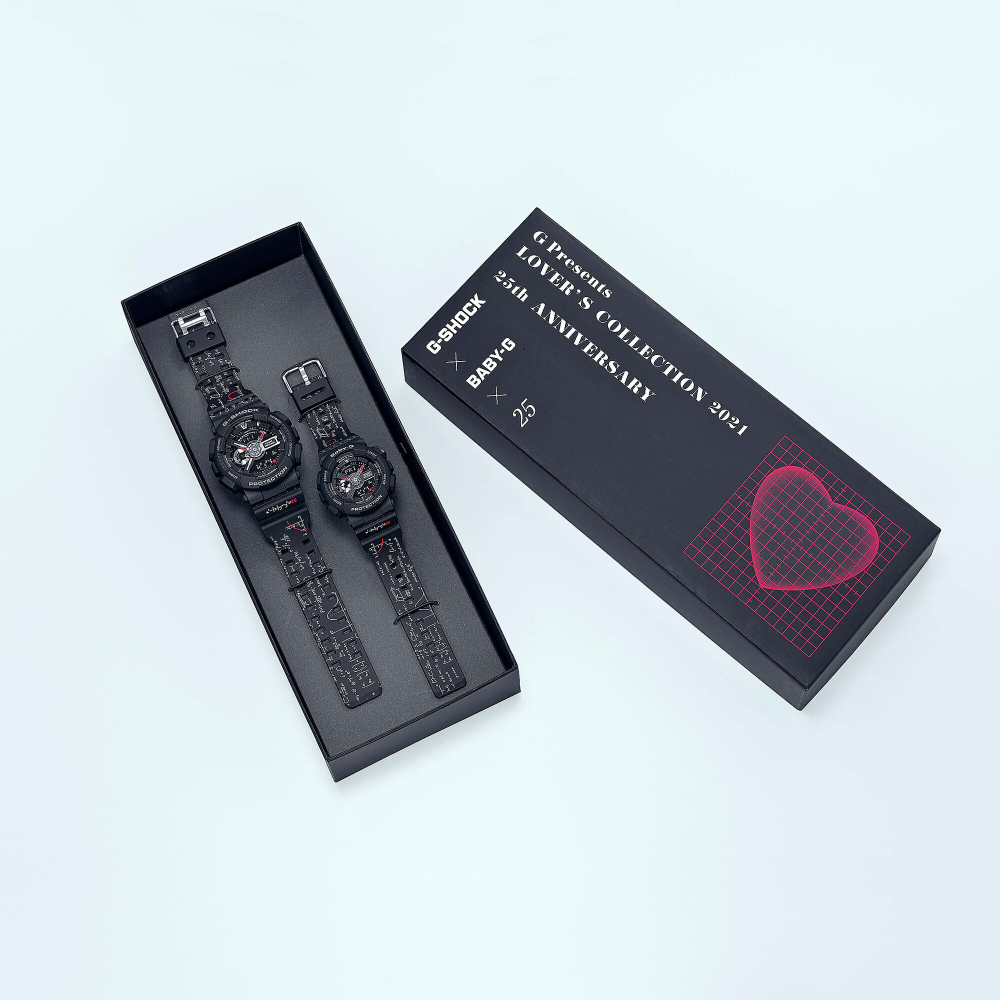 Набор с мужскими и женскими наручными часами Casio G-Shock LOV-21A-1A