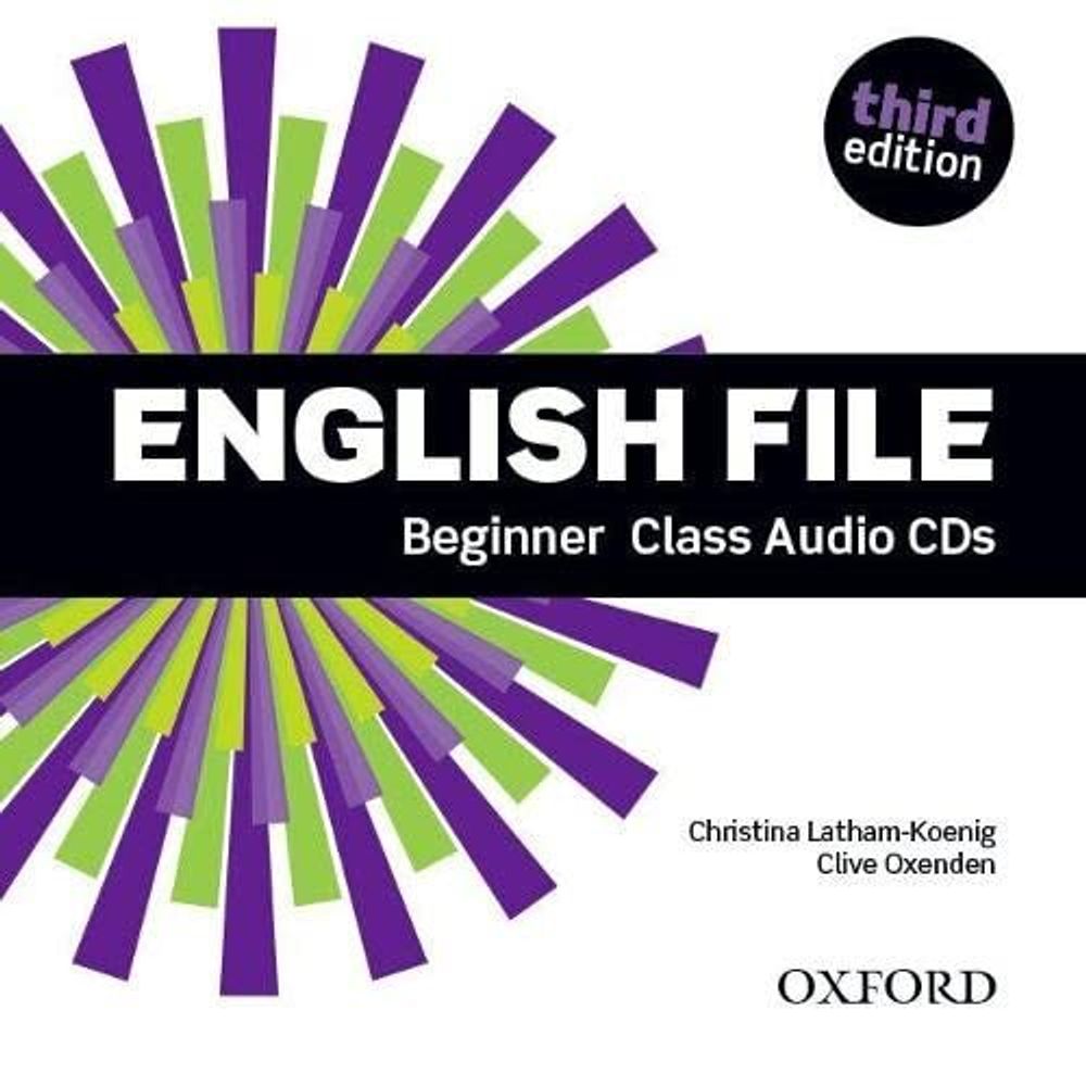 English File 3rd Edition Beginner Class Audio CD – купить за 2 344 руб |  BookStream - интернет-магазин учебников и пособий по английскому,  немецкому, французскому испанскому, итальянскому языкам, русскому языку как  иностранному,