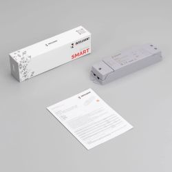INTELLIGENT ARLIGHT Диммер SMART-PWM-102-72-CDW-SUF (12-36V, 2x5A, TUYA BLE, 2.4G) (IARL, IP20 Пластик, 5 лет) 038183
