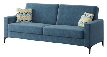 Диван-кровать Модель 047, Вивальди 13, Геометрия 69, велюр, прямой, книжка, венге