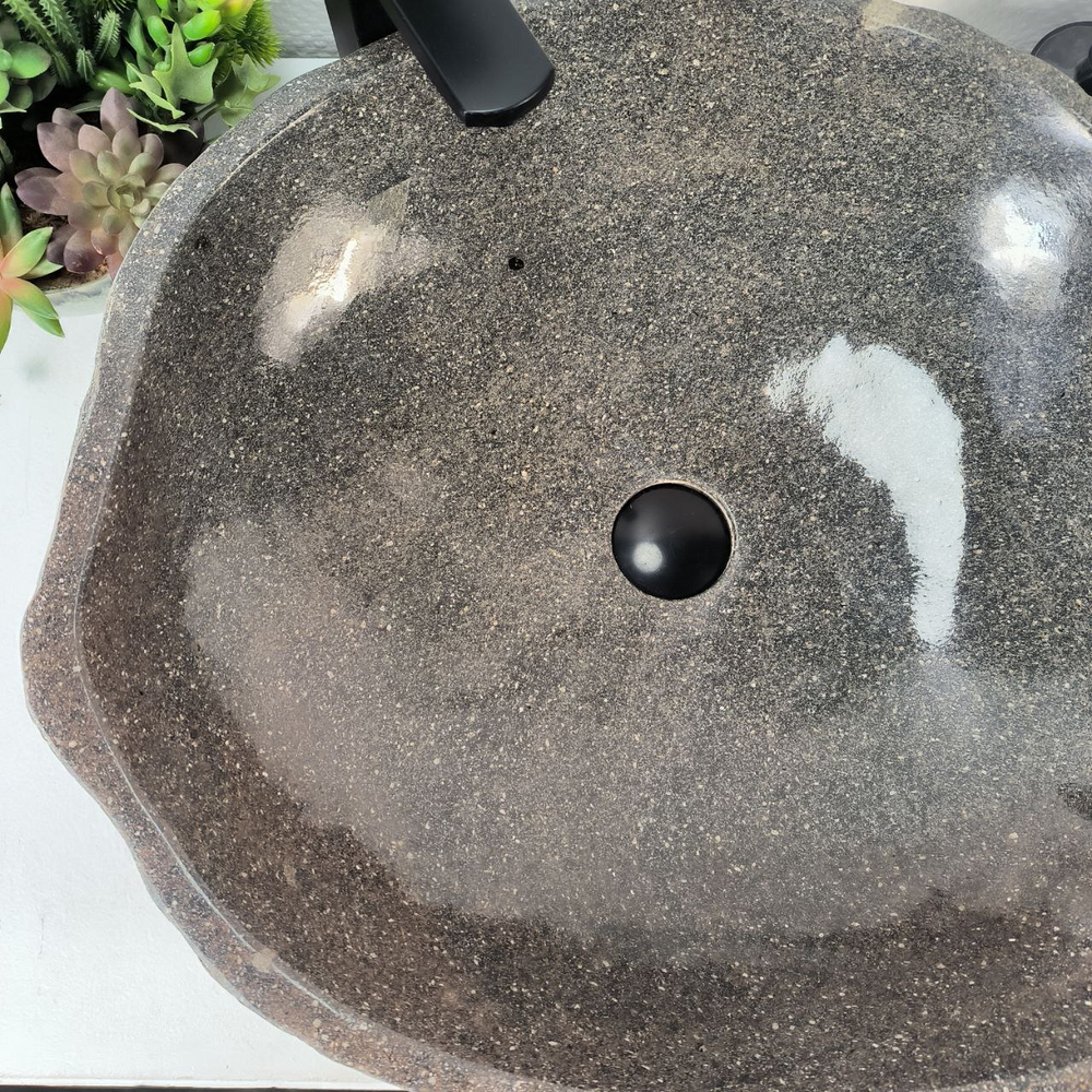 Раковина из речного камня RS-65280 55*53*15 0857